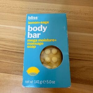 Bliss Lemon + Sage Mega Moisture Massage Soap Bar Full Size New in Box